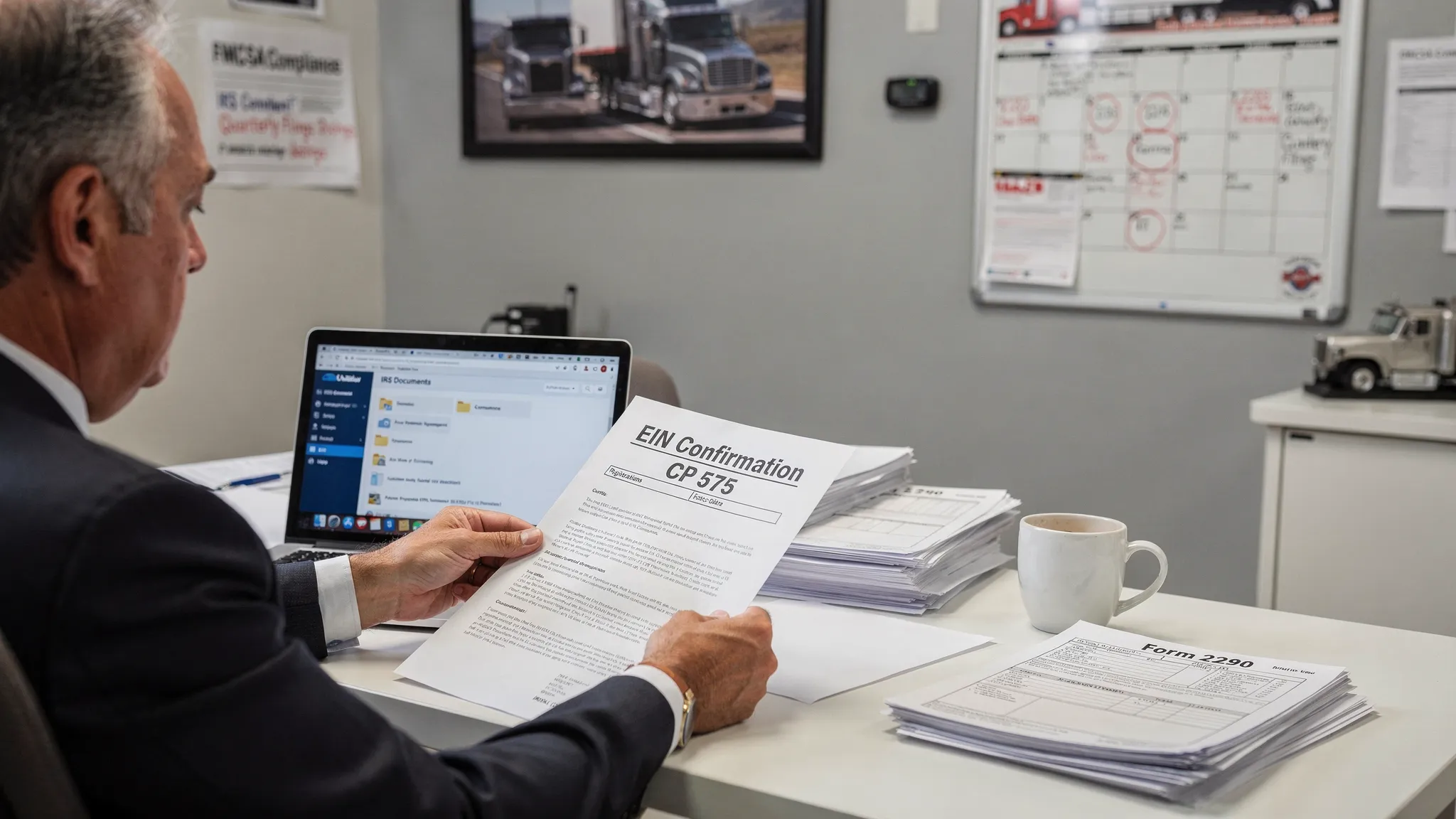 How to Get an EIN Confirmation Document for Form 2290 Filing?